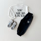 (Pre-order) Daily Bebe - Kids’ Loved Tee 러브드티 (2 Colors)