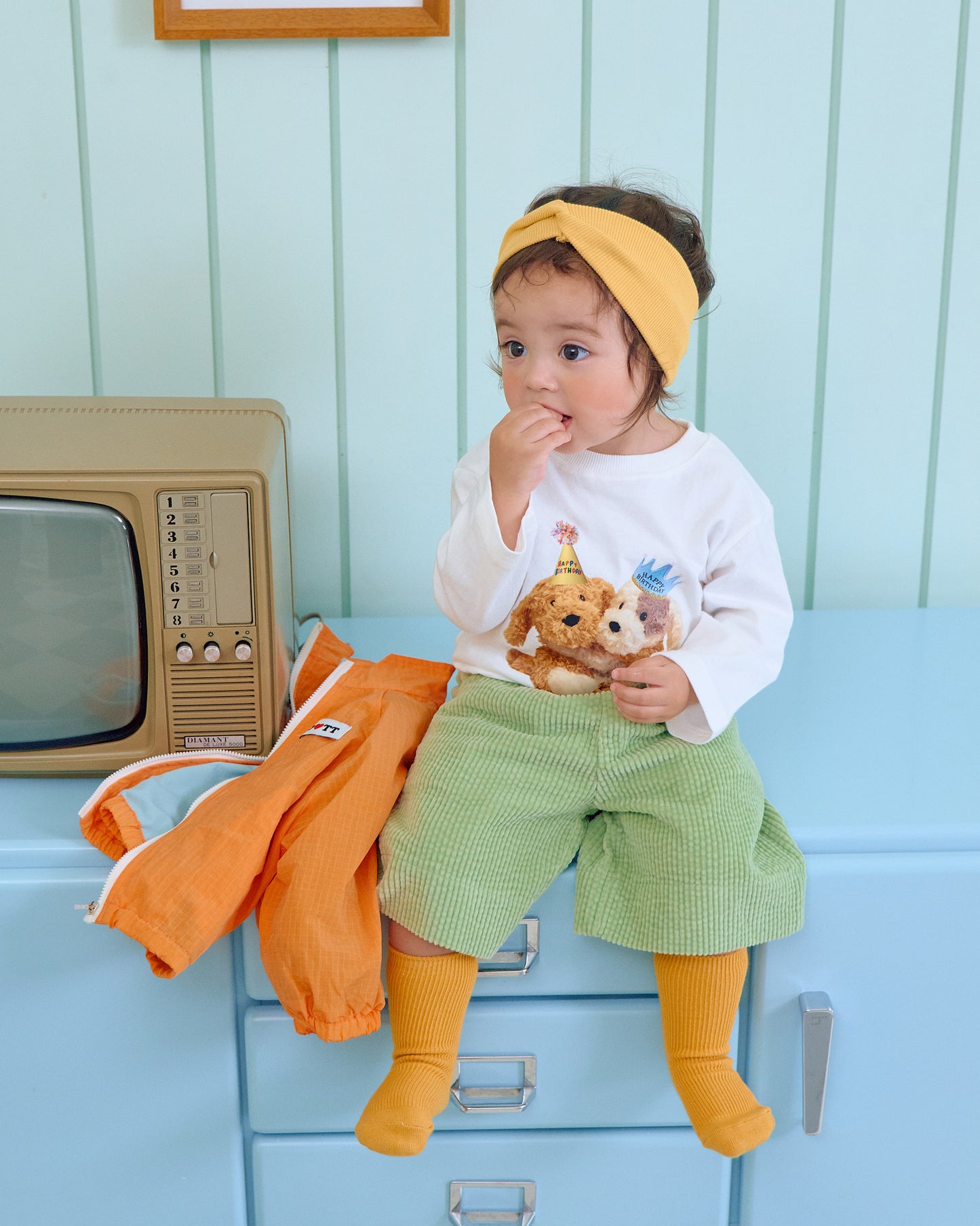 (Pre-order) OOTTBEBE Fall - Jelly Twist Headband - 젤리헤어밴드 (10 Colors)