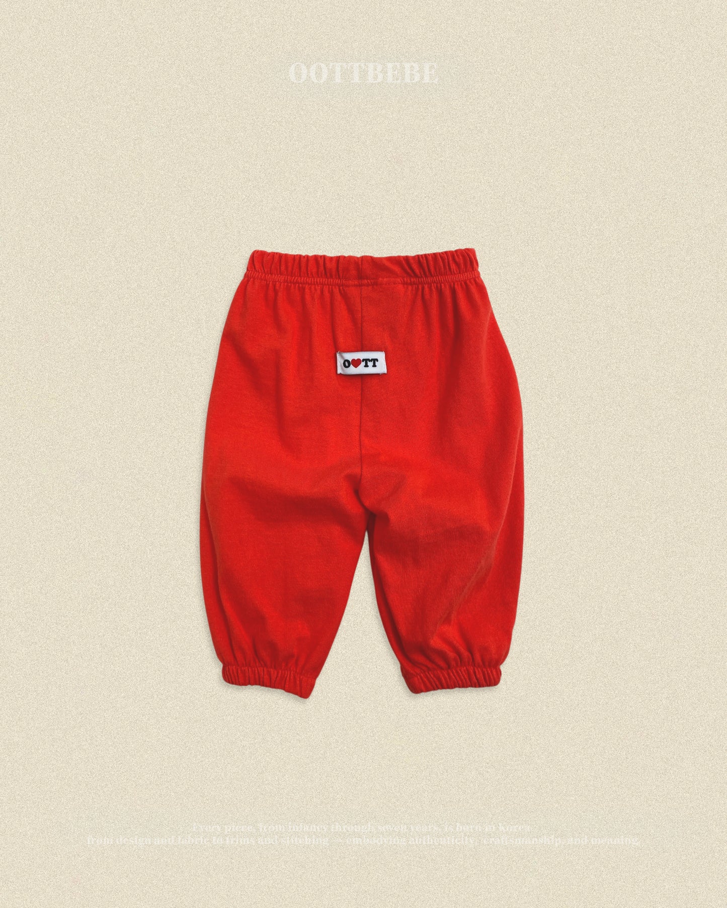 (Pre-order) OOTTBEBE Fall - Jelly Mix Balloon Jogger Pants - 젤리믹스고쟁이팬츠 (4 Colors)