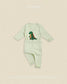 (Pre-order) OOTTBEBE Fall - Robot Dino Pajama Set 로봇공룡실내복 (5 Colors)