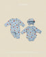 (Pre-order) OOTTBEBE Fall - Cute Car Pajama Set 자동차실내복 (2 Colors)