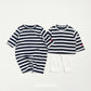 (Pre-order) OOTTBEBE -  Mix Stripe Knit Tee 믹스단가라티(니트) (2 Colors)