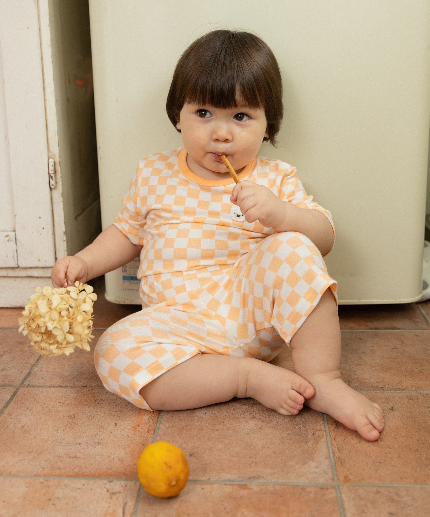 (COCOHANI) Summer MicroModal Checkerboard Short Sleeve Pajama Set (3 Colors)