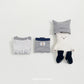 (Pre-order) OOTTBEBE Spring - Say OOTT Stripe Suspender Leggings 세이오뜨멜빵레깅스 (4 Colors)