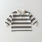 (Pre-order) Daily Bebe - Kids' Collar Stripe Tee 카라 단가라티 (2 Colors)