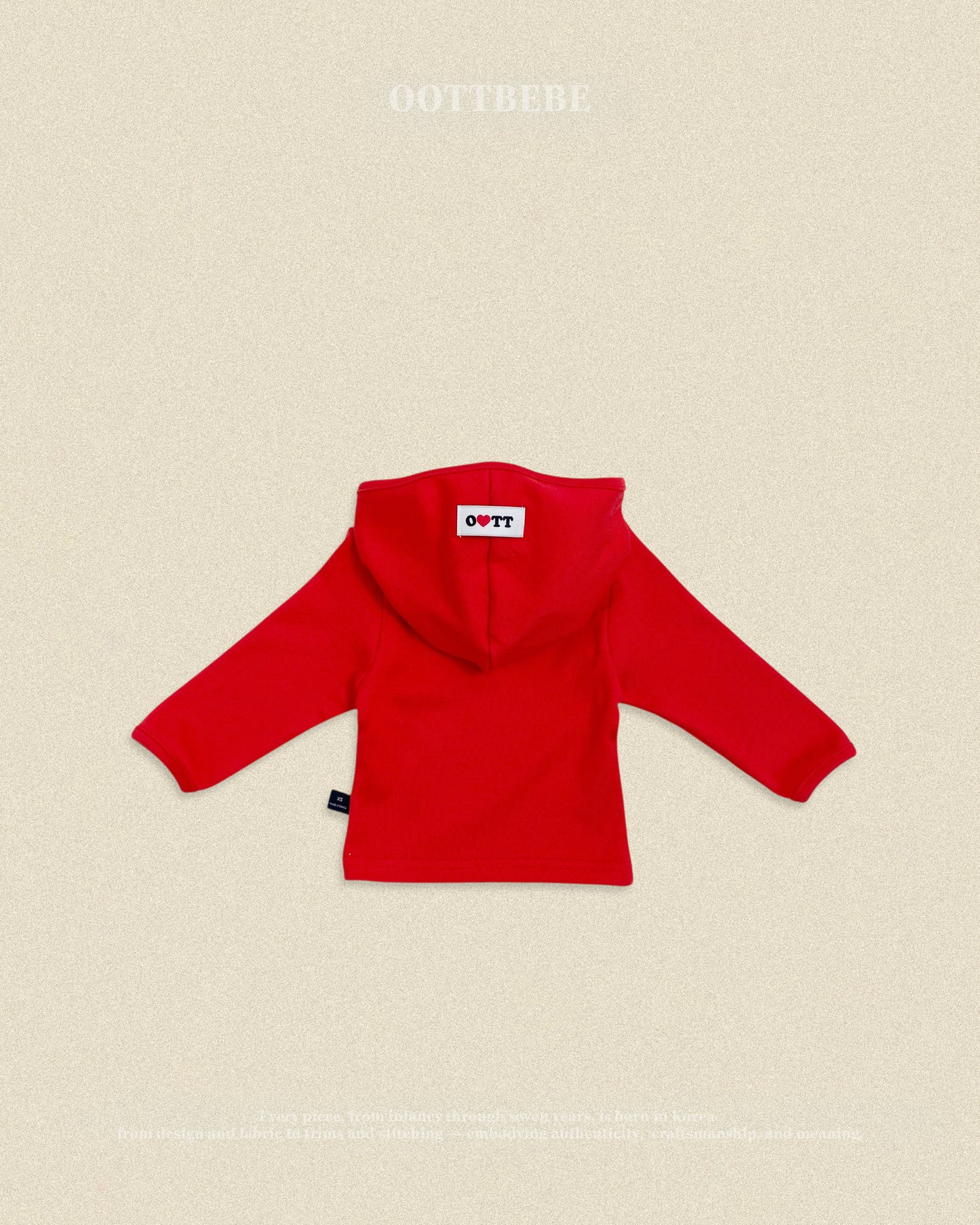 (Pre-order) OOTTBEBE Fall - Retro Hooded Tee - 레트로후드쫄티 (4 Colors)