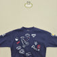 (Pre-order) Soybean Kids - Doodle Waffle Top & Bottom Set 낙서와플상하복 (2 Colors)