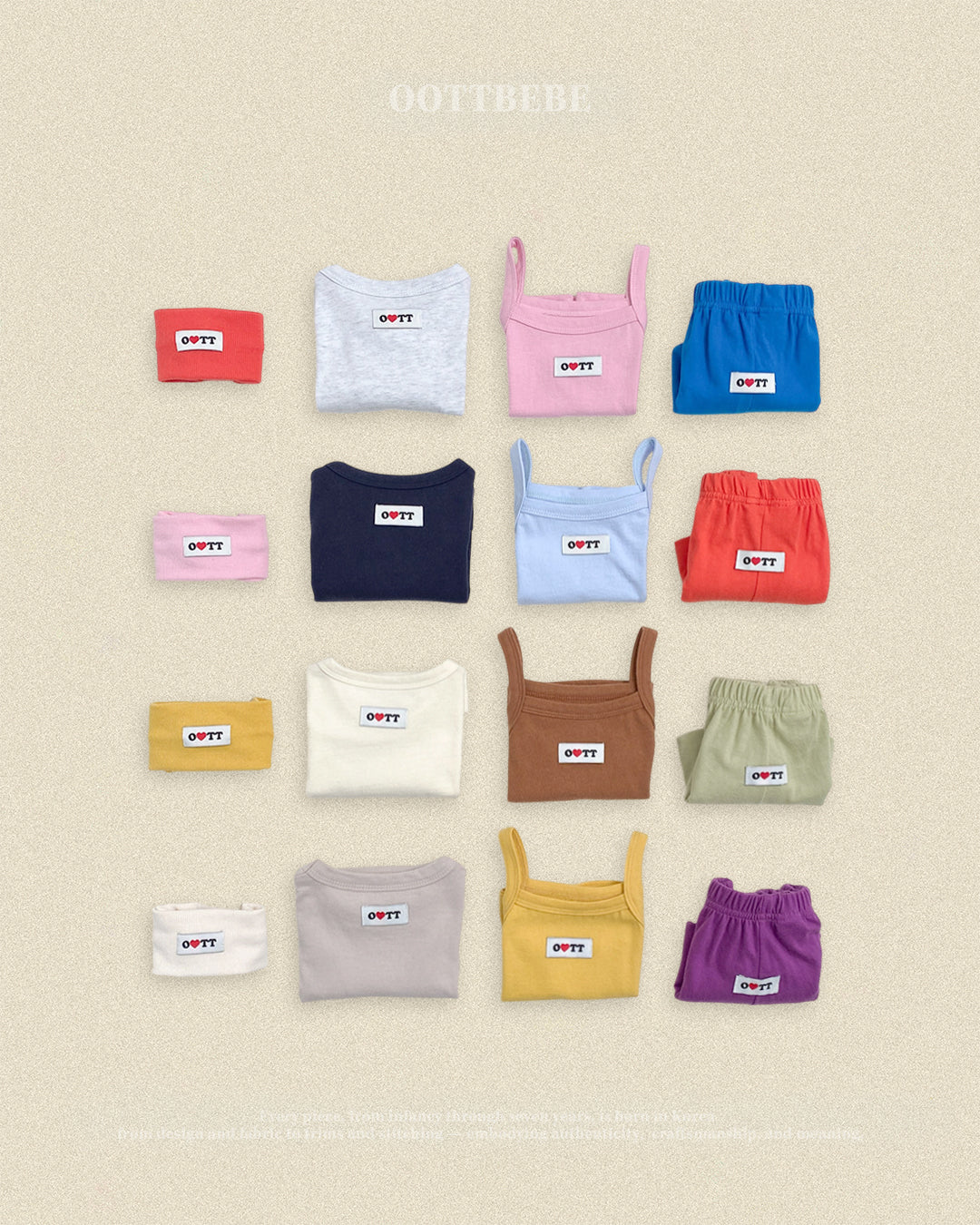 (Pre-order) OOTTBEBE Fall - Jelly Mix Balloon Jogger Pants - 젤리믹스고쟁이팬츠 (4 Colors)