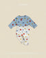 (Pre-order) OOTTBEBE Fall - Cute Car Pajama Set 자동차실내복 (2 Colors)