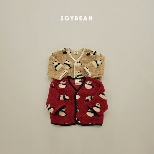 (Pre-order) Soybean Kids Winter - Panda Fleece Jacket 팬더양털자켓 (2 Colors)