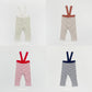 (Pre-order) OOTTBEBE Spring - Say OOTT Stripe Suspender Leggings 세이오뜨멜빵레깅스 (4 Colors)