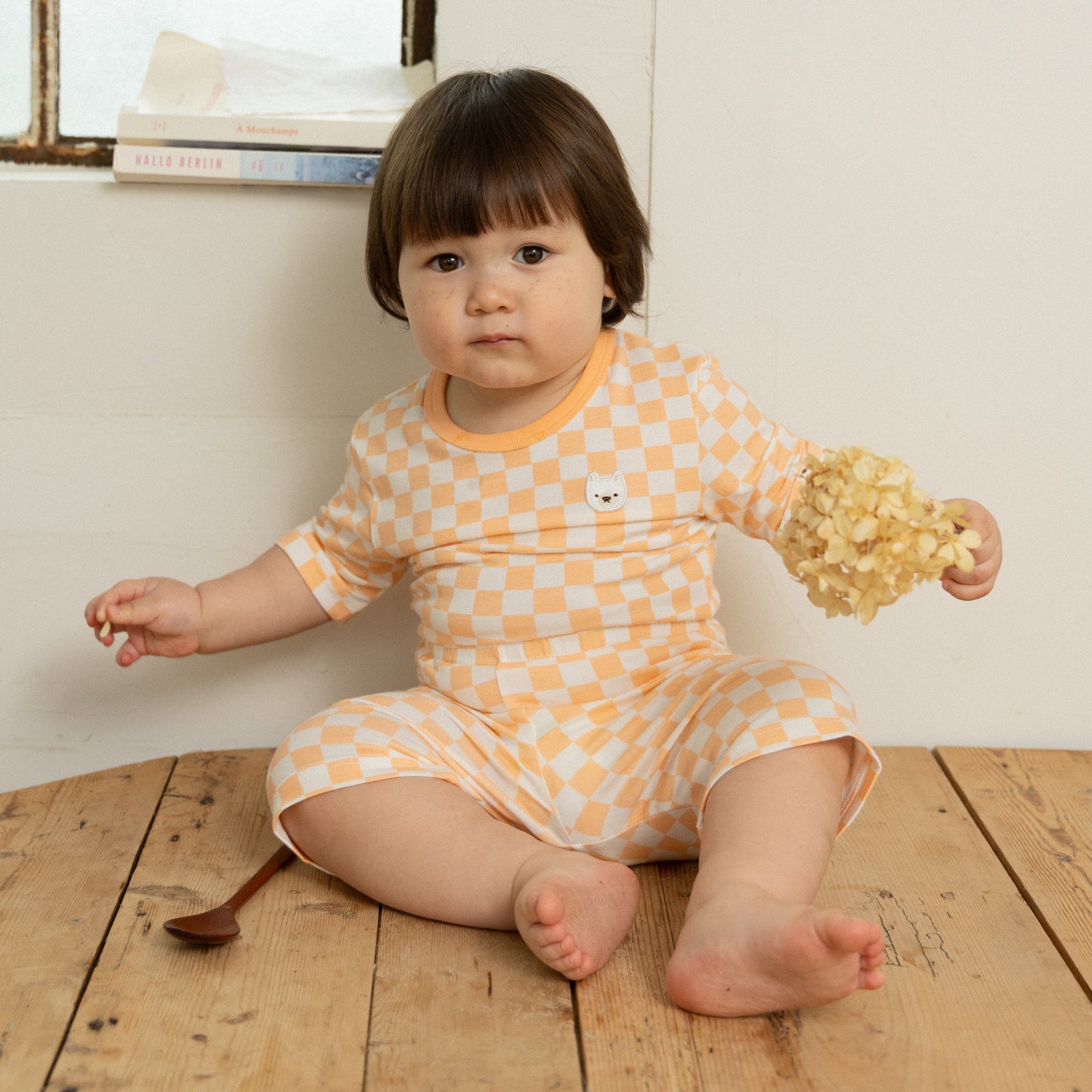 (COCOHANI) Summer MicroModal Checkerboard Short Sleeve Pajama Set (3 Colors)