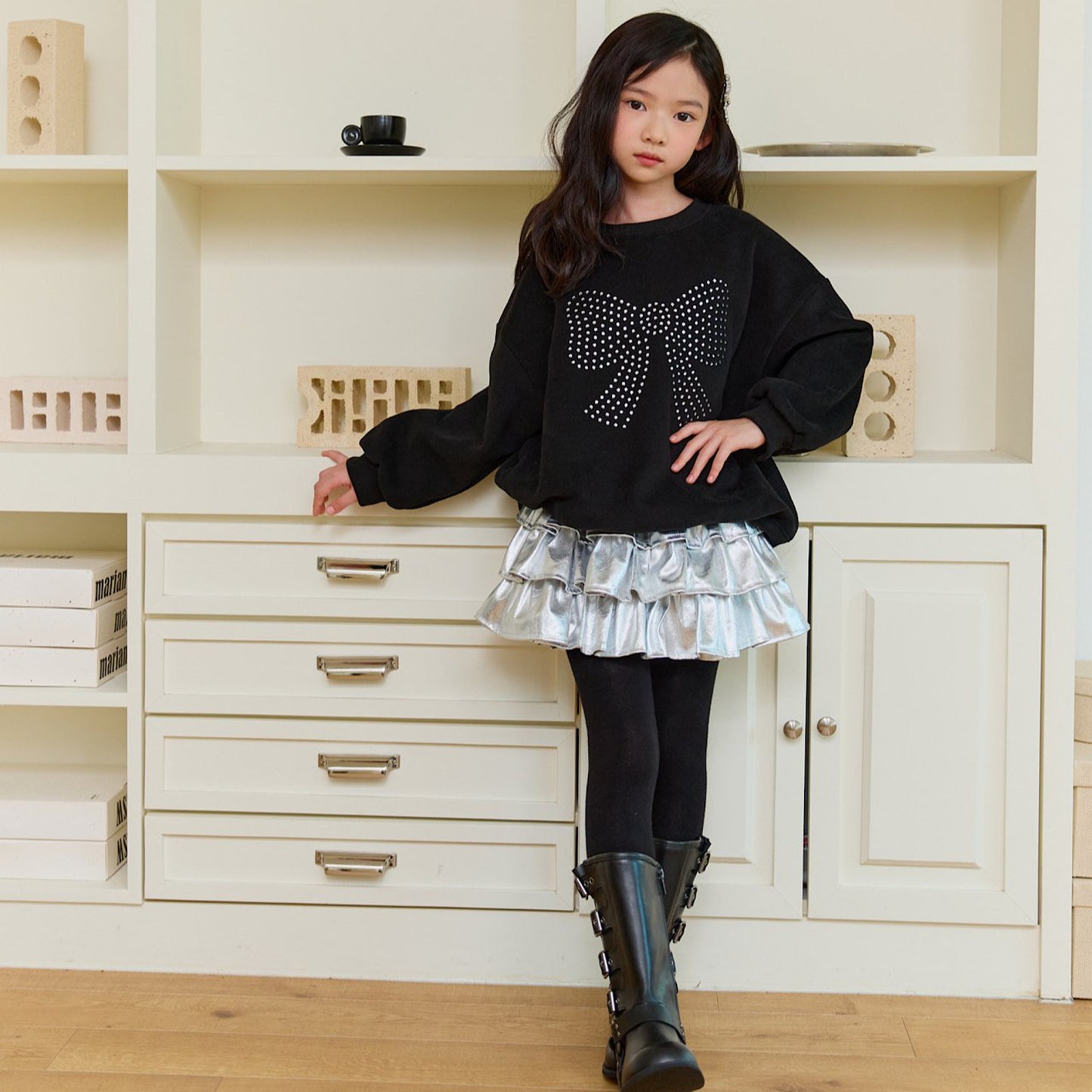 (Pre-order) Daily Bebe - Kids’ Ruffle Skirt 캉캉치마 (3 Colors)