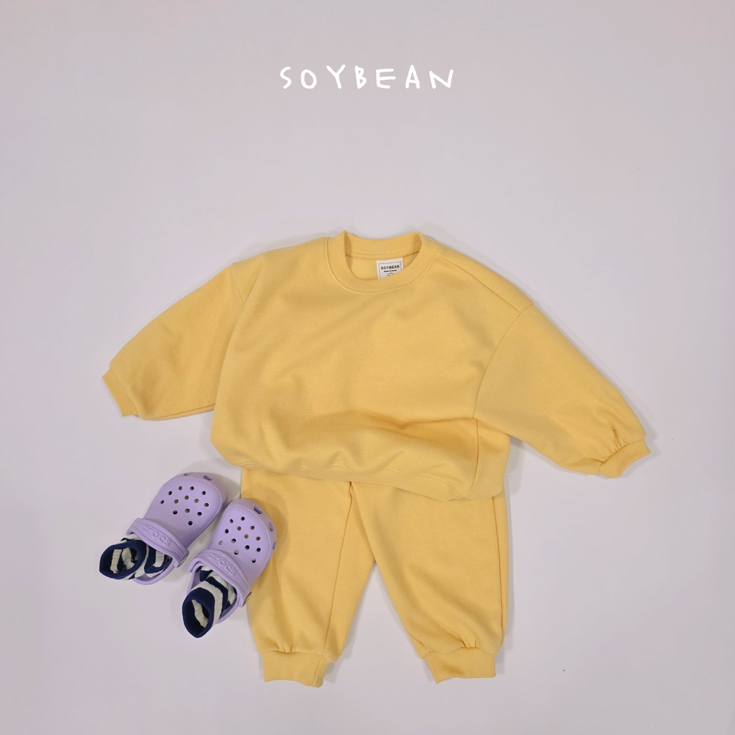 (Pre-order) Soybean Kids Spring - Sweet Lollipop Top & Bottom Set 스윗롤리팝상하복 (14 Colors)
