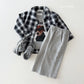 (Pre-order) Daily Bebe - Kids' Autumn Check Shirt 어텀체크셔츠 (2 Colors)