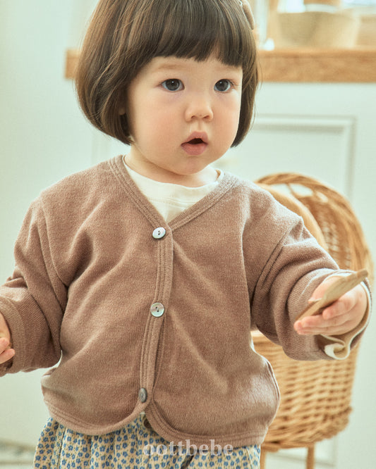 (Pre-order) OOTTBEBE -  Autumn Cardigan 어텀가디건 (4 Colors)