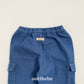 (Pre-order) OOTTBEBE - Stitch Cargo Pants 스티치카고팬츠 (2 Colors)