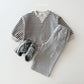 (Pre-order) Daily Bebe - Kids’ Triangle Stripe Sweatshirt 단가라 삼각 맨투맨 (2 Colors)