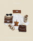 (Pre-order) OOTTBEBE Fall - Rookie Stripe Top & Bottom Set - 루키단가라상하복 (2 Colors)