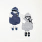 (Pre-order) OOTTBEBE - Urban Stripe Hooded Suit 어반스트라이프후드슈트 (2 Colors)