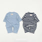 (Pre-order) OOTTBEBE - Mix Stripe Knit Suit 믹스단가라슈트 (2 Colors)