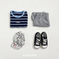 (Pre-order) OOTTBEBE -  Urban Stripe Tee 어반스트라이프티 (2 Colors)
