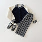 (Pre-order) Daily Bebe - Kids' Check School Pants 체크 스쿨 팬츠 (2 Colors)