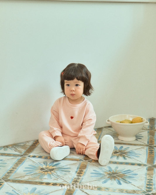 (Pre-order) OOTTBEBE -  Petit Modal Top & Bottom Set (Stretch Terry) 쁘띠모달상하복(쮸리스판) (4 Colors)