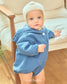 (Pre-order) OOTTBEBE - Stitch Hoodie Suit 스티치후드슈트 (2 Colors)