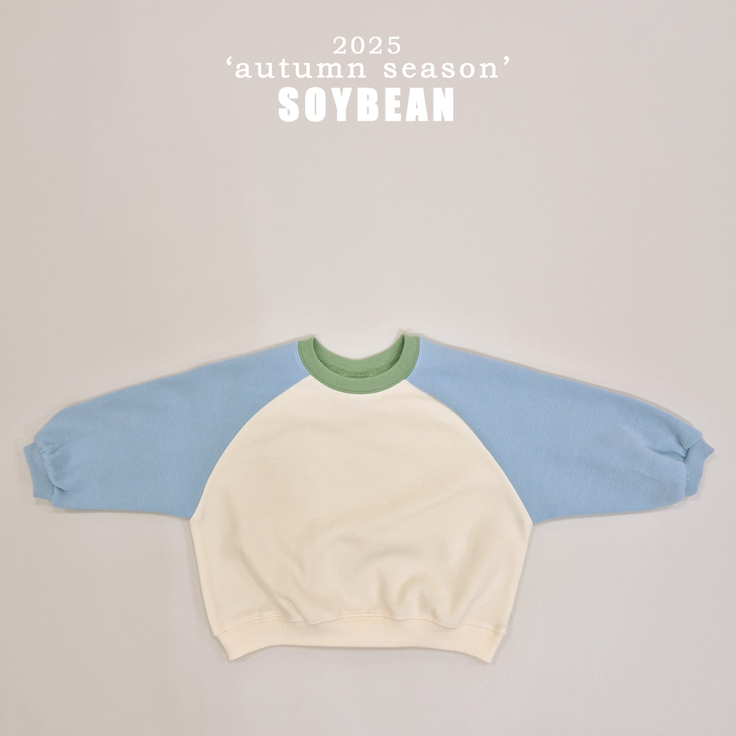 (Pre-order) Soybean Kids - Color Pang Sweatshirt 컬러팡맨투맨 (6 Colors)