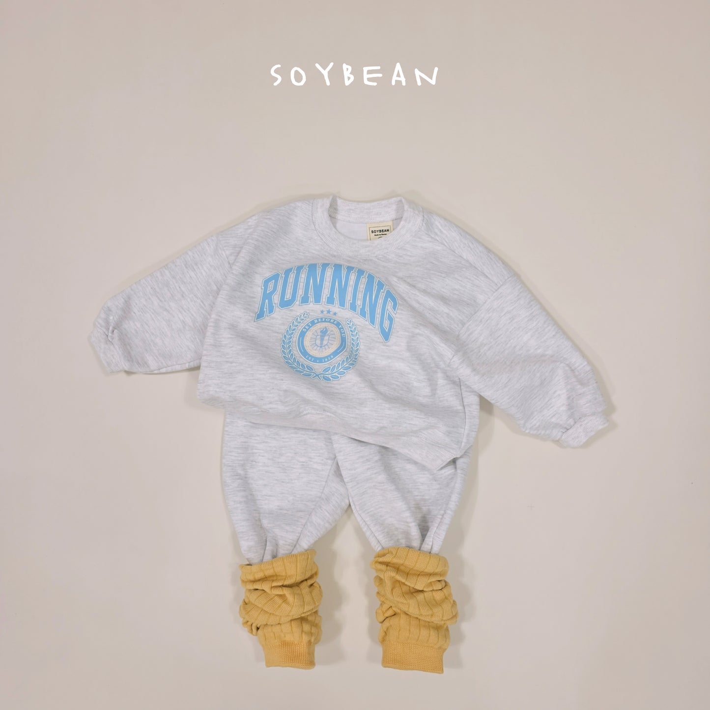 (Pre-order) Soybean Kids Spring - Running Top & Bottom Set 러닝상하복 (2 Colors)