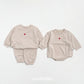 (Pre-order) OOTTBEBE -  Petit Modal Top & Bottom Set (Stretch Terry) 쁘띠모달상하복(쮸리스판) (4 Colors)