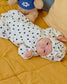 (Pre-order) OOTTBEBE Fall - Petite Heart Romper & Bonnet Set 쁘띠하트슈트세트 (2 Colors)