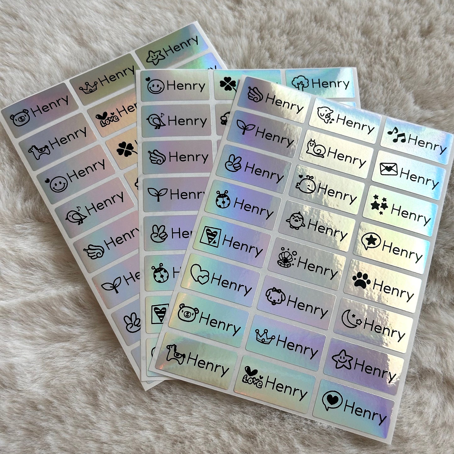 (Pre-order) Personalized Waterproof Name Stickers