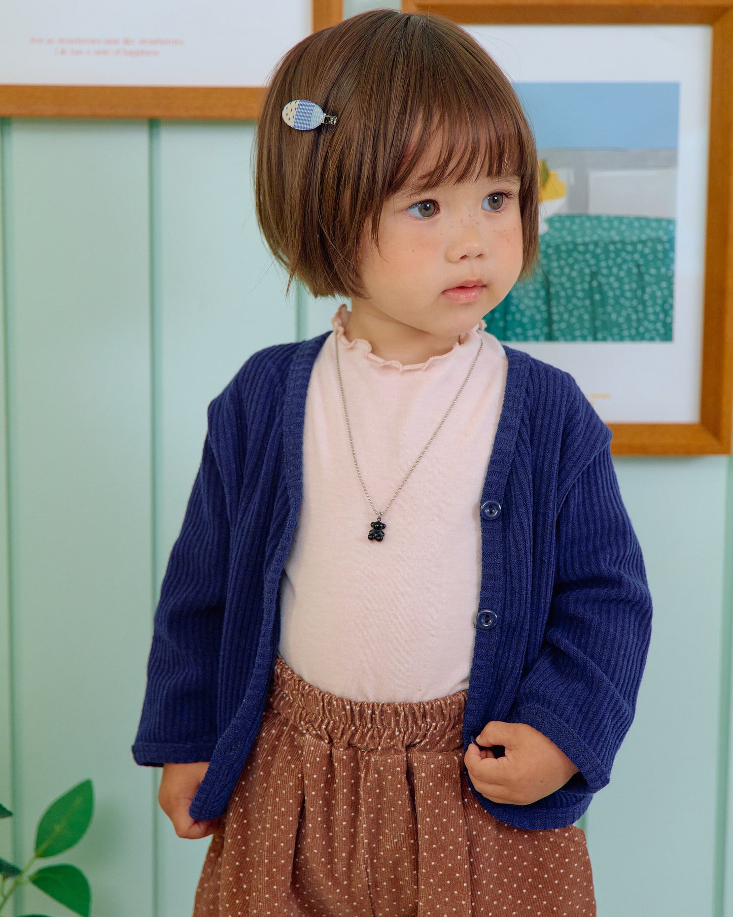 (Pre-order) OOTTBEBE Fall - Haribo Ribbed Cardigan - 하리보골지가디건 (5 Colors)