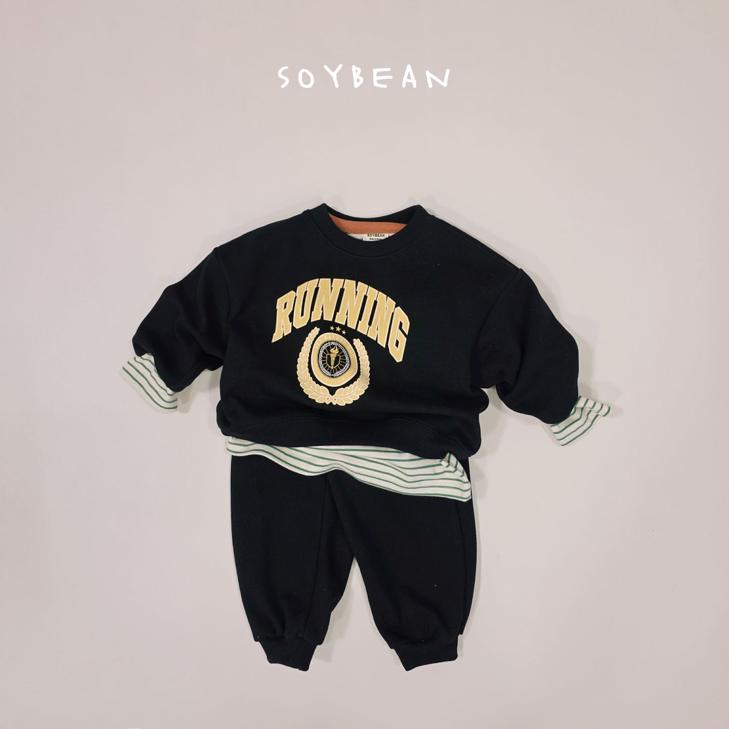(Pre-order) Soybean Kids Spring - Running Top & Bottom Set 러닝상하복 (2 Colors)