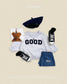 (Pre-order) OOTTBEBE Fall - Denim Check Pants - 데님체크팬츠 (2 Colors)