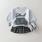 (Pre-order) Daily Bebe - Kids’ Crinkle Pocket Sweatshirt 바스락 포켓 맨투맨 (2 Colors)