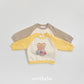 (Pre-order) OOTTBEBE Winter - Watercolor Bear Top & Bottom Set 페인팅오띠상하복 (2 Colors)