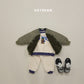 (Pre-order) Soybean Kids Winter - Camping Bear Fleece Top & Bottom Set 캠핑베어플리스상하 (3 Colors)
