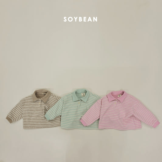 (Pre-order) Soybean Kids Winter - Soft Loose Collar Tee 소프트루즈카라티 (3 Colors)