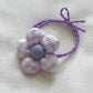 (Chenny Bong Bong) Kids’ Handmade Gingham Blossom Hair Tie (4 Colors)
