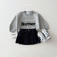 (Pre-order) Daily Bebe - Kids’ Butter Embroidered Sweatshirt 버터자수 맨투맨 (2 Colors)