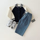 (Pre-order) Daily Bebe - Kids' Banding Denim Pants 밴딩데님팬츠