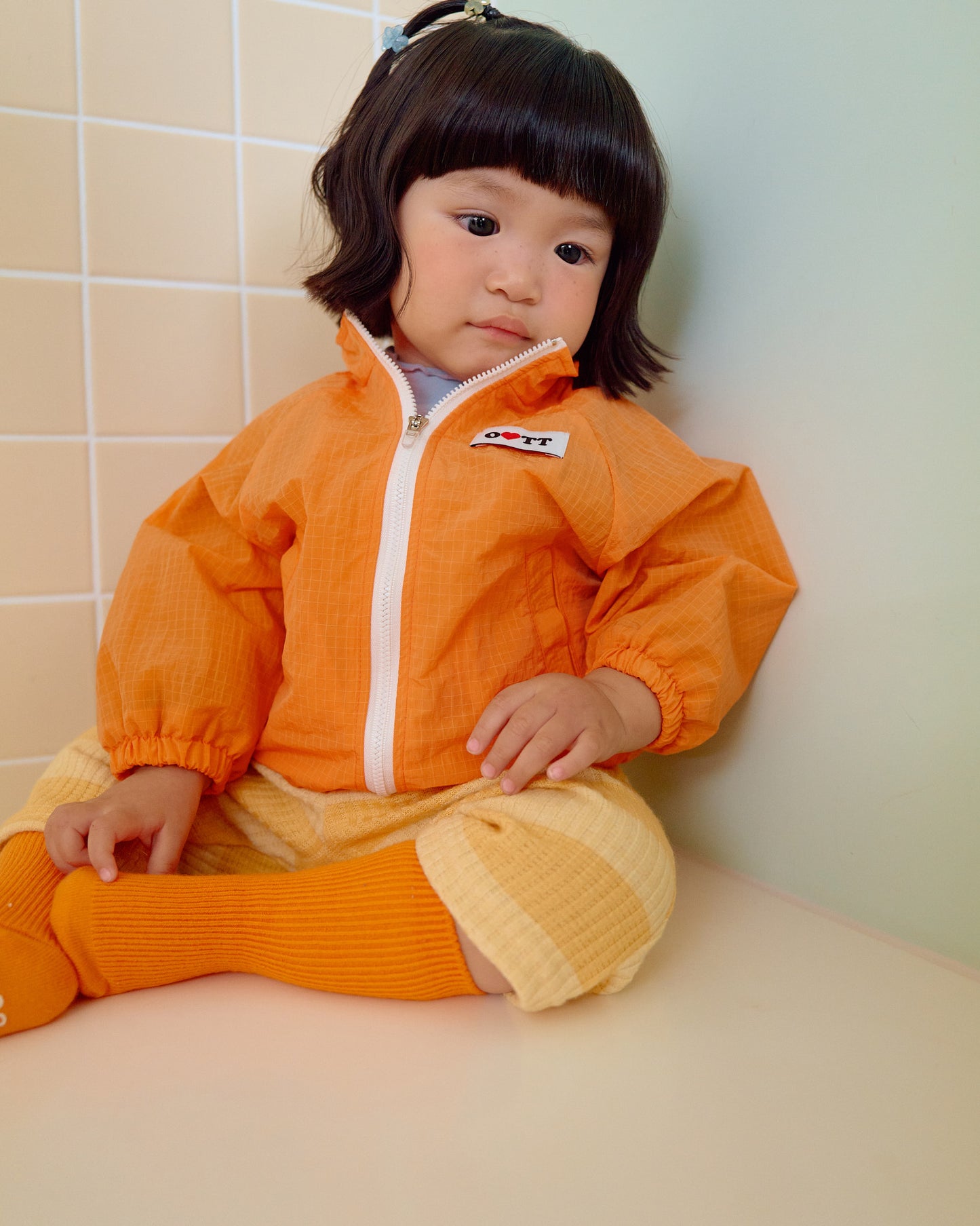 (Pre-order) OOTTBEBE Fall - High Teen Windbreaker - 하이틴바람막이 (2 Colors)