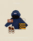 (Pre-order) OOTTBEBE Fall - Retro Hooded Tee - 레트로후드쫄티 (4 Colors)
