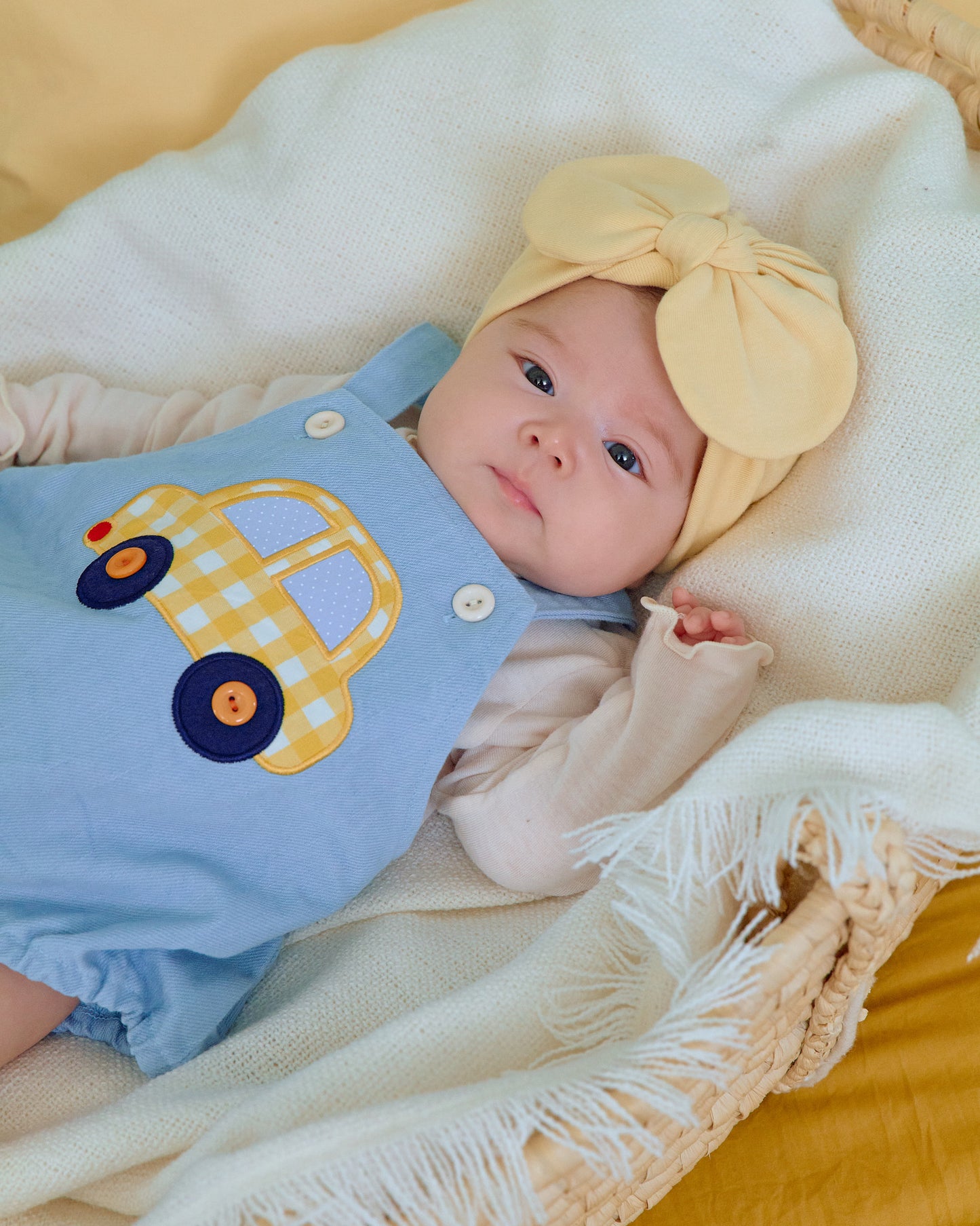 (Pre-order) OOTTBEBE Fall - Bungbung Denim Suit - 붕붕이데님슈트 (3 Colors)