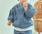 (Pre-order) OOTTBEBE - Stitch Hooded Jacket 스티치후드아노락 (2 Colors)