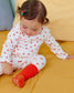 (Pre-order) OOTTBEBE Fall - Petite Heart Pajama Set 쁘띠하트실내복 (2 Colors)