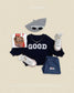 (Pre-order) OOTTBEBE Fall - Denim Check Pants - 데님체크팬츠 (2 Colors)